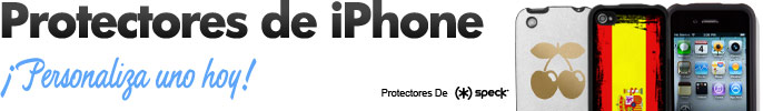 Protectores para el iPhone - fundas para el iPhone 4 y iPhone3 100% personalizables