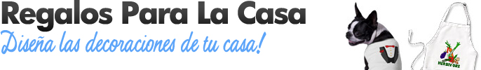Regalos para la casa, tazas, delantales, posters. Todo esto en Zazzle